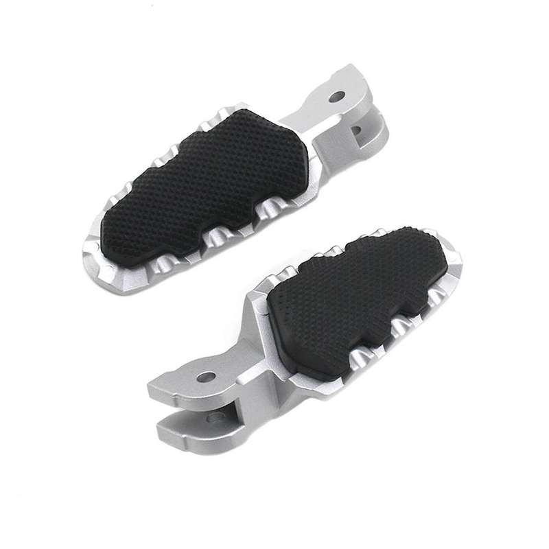 Motorcycle Footrest Foot Pegs Pedals for Ducati Hypermotard 821 Multistrada Mts 950 1260 1200(silver