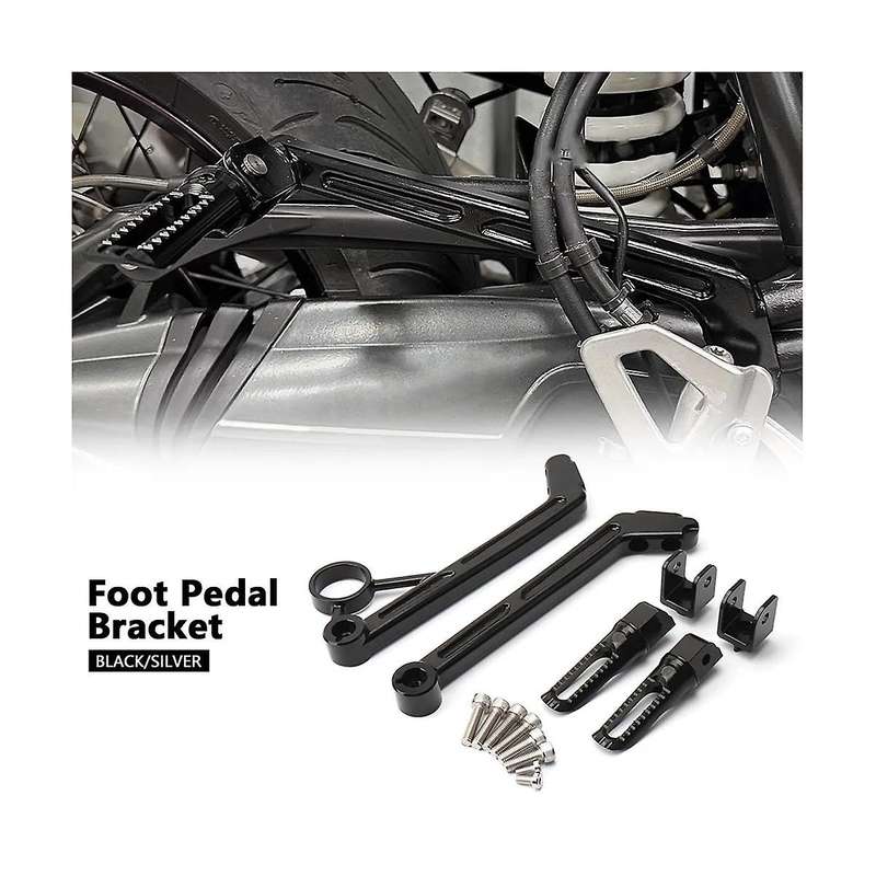 Motorcycle Footpegs Rear Passenger Foot Pegs Foot Rests Pedal Bracket for Rninet Rninet R Ninet R9t