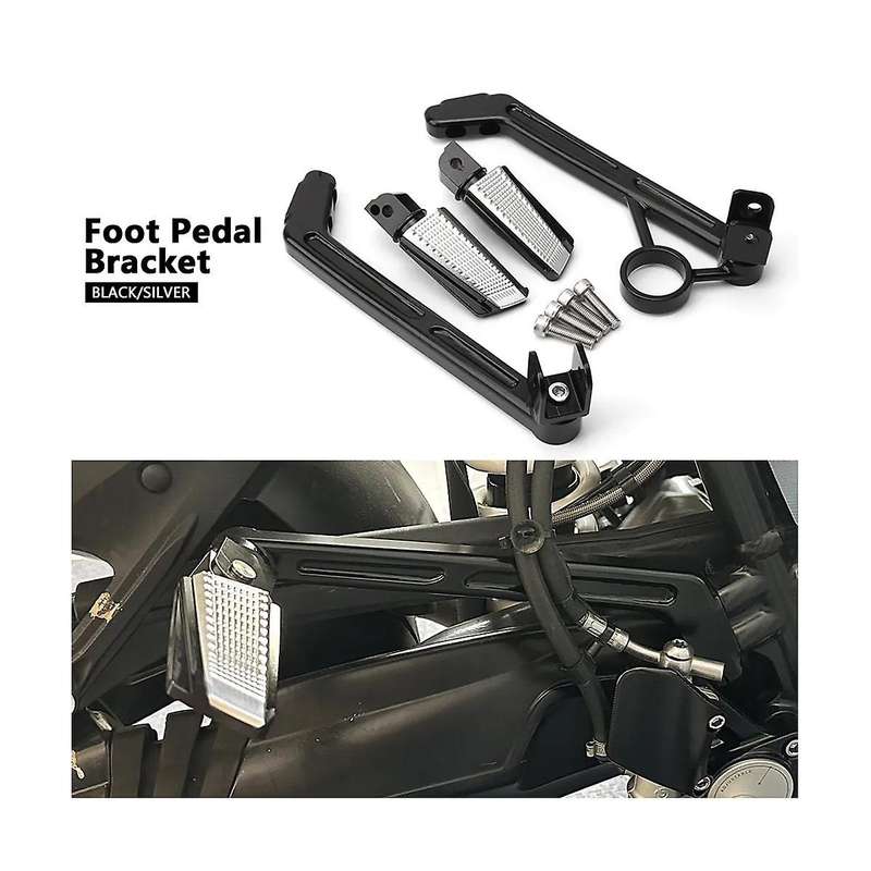 Motorcycle Footpegs Rear Passenger Foot Pegs Foot Rests Pedal Bracket for Rninet Rninet R Ninet R9t