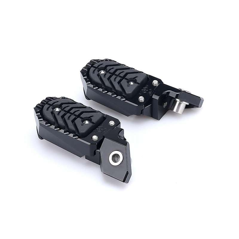 Motorcycle Footrest Footpeg Foot Pegs Accessories for F850gs Adventure F850 Gs Adventure F750gs(blac