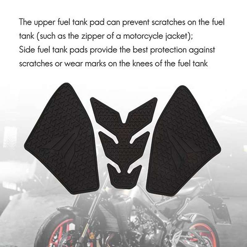Motorcycle for MT-09 MT09 2021 Tankpad Anti-Slip Tank Pad Protection Stickers Side Tank Pads Tractio