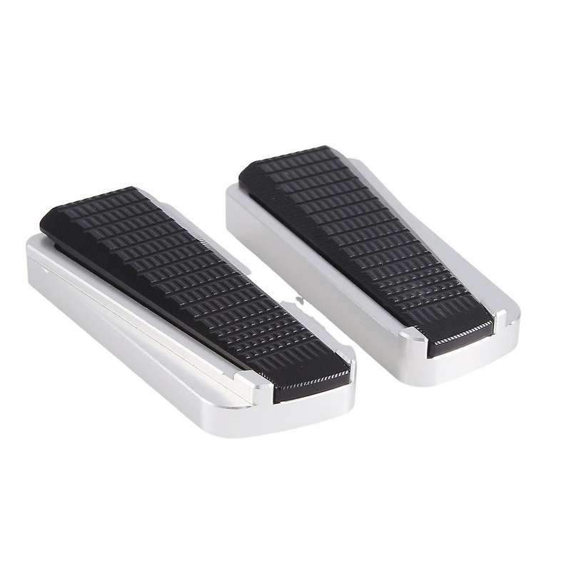 Motorcycle Fornt Foot Pegs Widen Footrest Pad Foot Rests Pedal for Voge Ds525x 525 X 525dsx 525 (bla