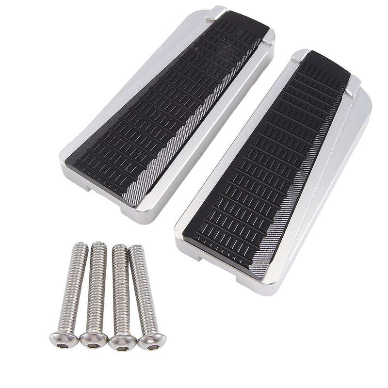 Motorcycle Fornt Foot Pegs Widen Footrest Pad Foot Rests Pedal for Voge Ds525x 525 X 525dsx 525 (bla