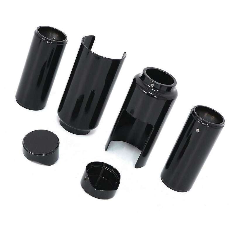 Motorcycle Fork Cover Set Tube Cap Kit for Softail Breakout FXBR FXBRS 2018-2021 Black Full Fork Boo