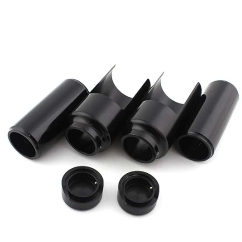 Motorcycle Fork Cover Set Tube Cap Kit for Softail Breakout FXBR FXBRS 2018-2021 Black Full Fork Boo
