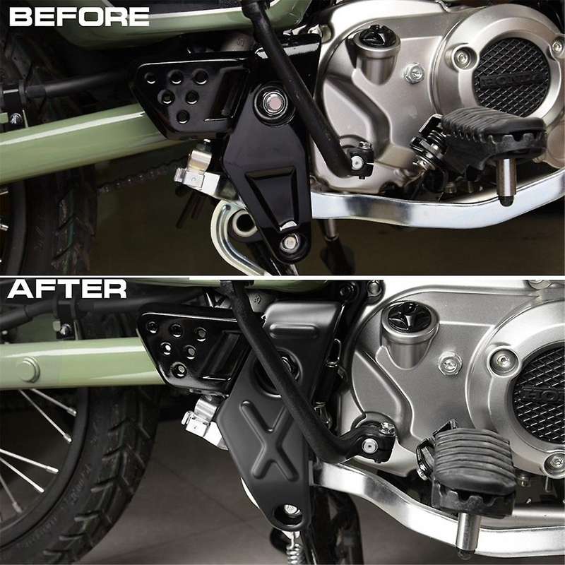 Motorcycle Frame Cover Side Covers Guard Protection Heel Plate for Hunter CT125 2020-2023 JA55 JA65