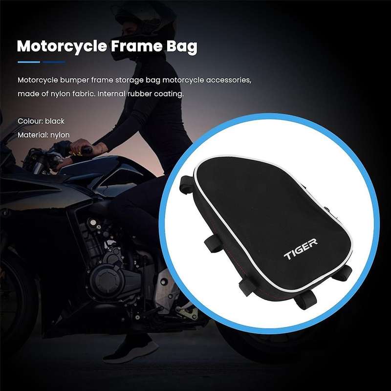 Motorcycle Frame Crash Waterproof Bag Repair Tool Placement Bag for 800 Tiger800 800