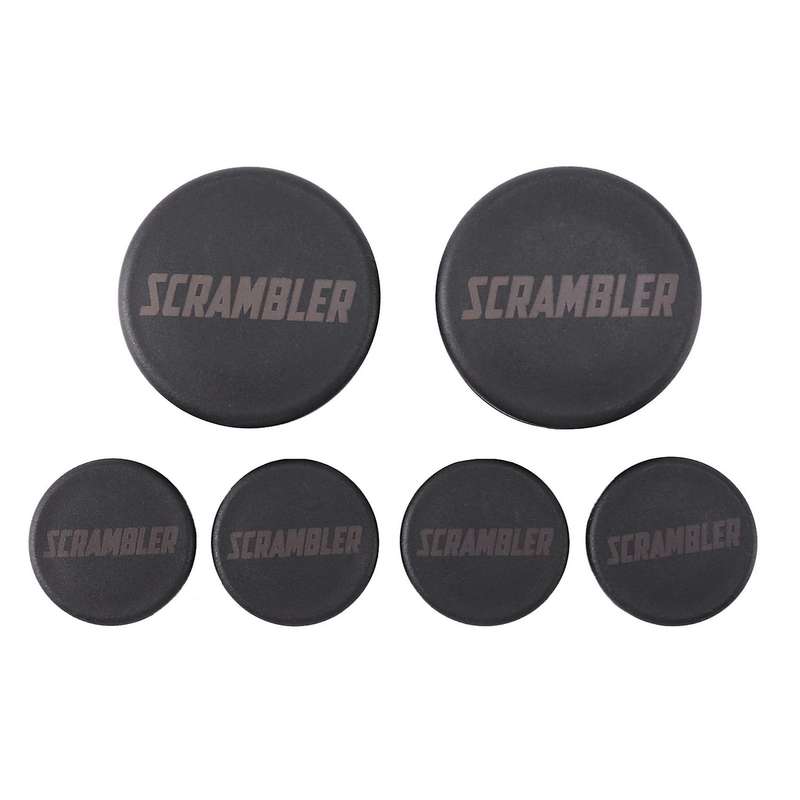 Motorcycle Frame Hole Cover Caps Plug Decorative Frame Cap for Scrambler 400 800 2014-2019