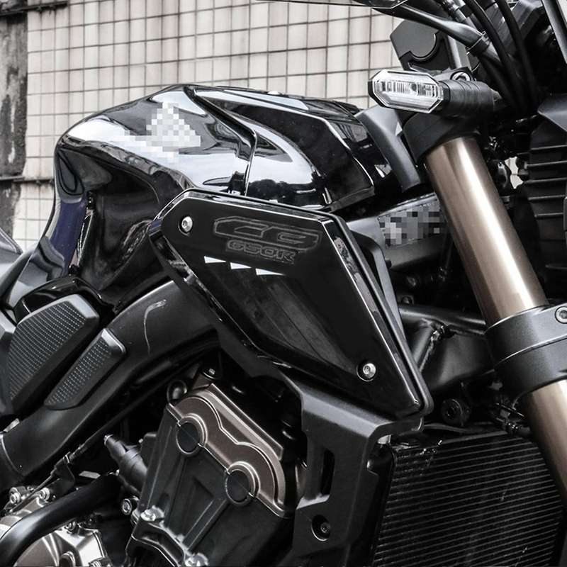 Motorcycle Frame Side Panel Cover Protective Intake Pipe Protector Shell for CB650R 650R 2019 2020 2