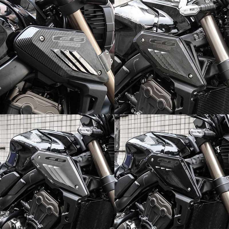 Motorcycle Frame Side Panel Cover Protective Intake Pipe Protector Shell for CB650R 650R 2019 2020 2