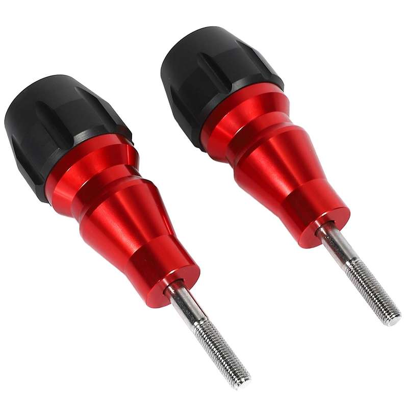 Motorcycle Frame Slider Fairing Guard Anti Crash Pad Protector for GSX-S 750 1000 400 600 750(Red)