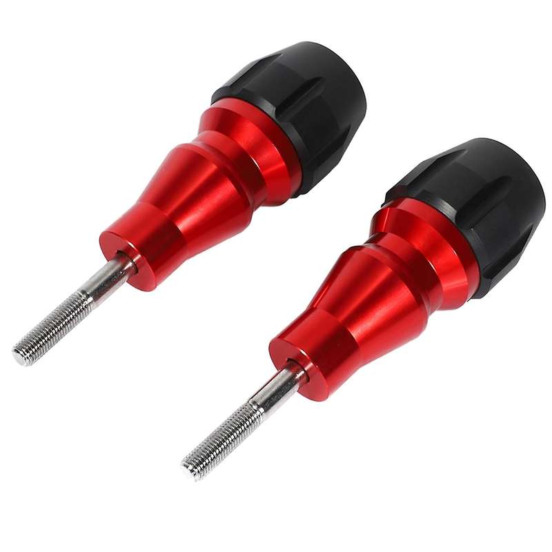 Motorcycle Frame Slider Fairing Guard Anti Crash Pad Protector for GSX-S 750 1000 400 600 750(Red)