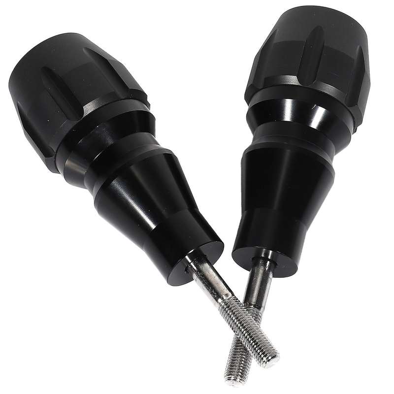 Motorcycle Frame Slider Fairing Guard Anti Crash Pad Protector for GSX-S 750 1000 400 600 750(Black)
