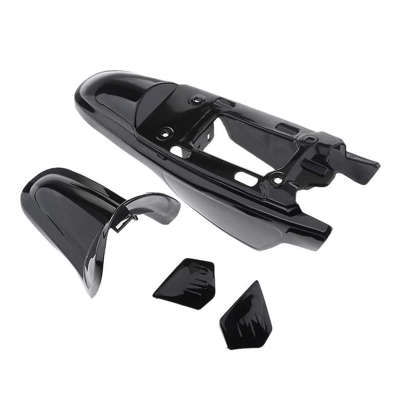 Motorcycle Front & Rear Mudguards Fairing Kit Accesorios for PW50 PY50 Black
