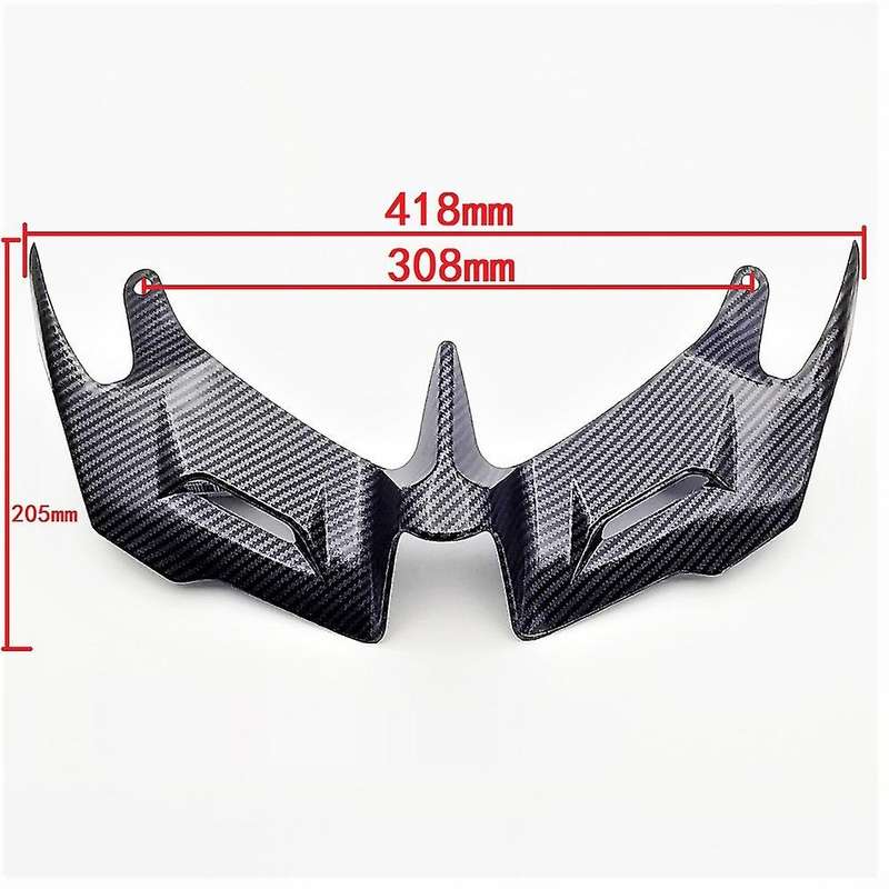 Motorcycle Front Aerodynamic Winglets Windshield Fairing Wing for Yamaha Yzf R3 R25 2014 - 2021 Car