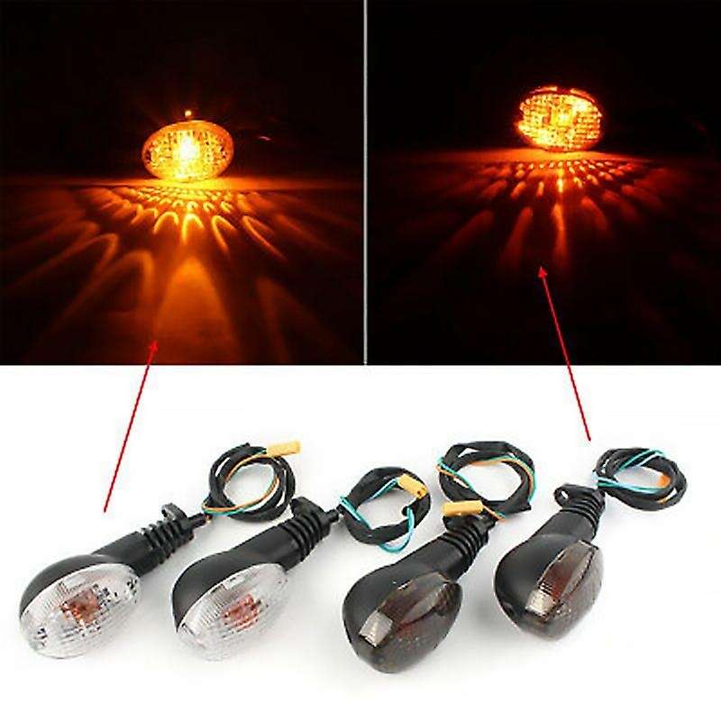Motorcycle Front and Rear Turn Signal Indicator Light for KLX250SF 2009-2011 Ninja 250 2008-2012 Smo