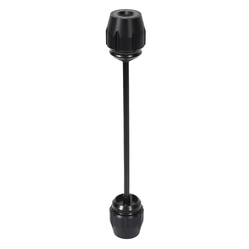 Motorcycle Front Axle Fork Crash Sliders Wheel Protector Fit for 650 Versys650 2015-2019(Black)