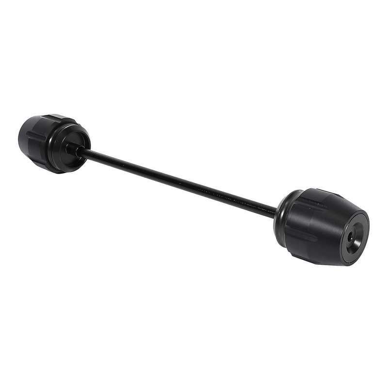 Motorcycle Front Axle Fork Crash Sliders Wheel Protector Fit for 650 Versys650 2015-2019(Black)