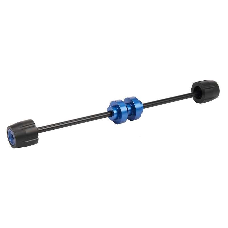 Motorcycle Front Axle Fork Crash Sliders Wheel Protector Fit for 700 2019-2020(Blue)