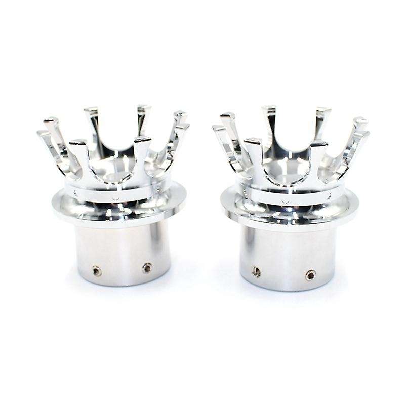 Motorcycle Front Axle Nut Covers Bolt Cap Chrome Crown Aluminum for XL883 XL1200 Touring V Rod CVO