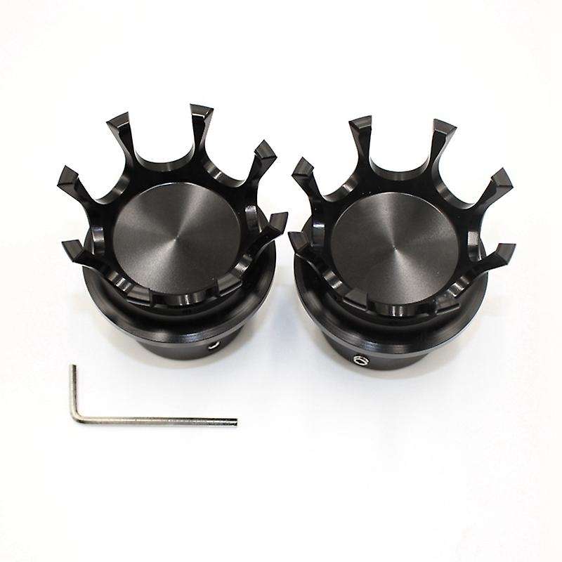 Motorcycle Front Axle Nut Covers Bolt Cap Aluminum for XL883 XL1200 Touring V Rod CVO