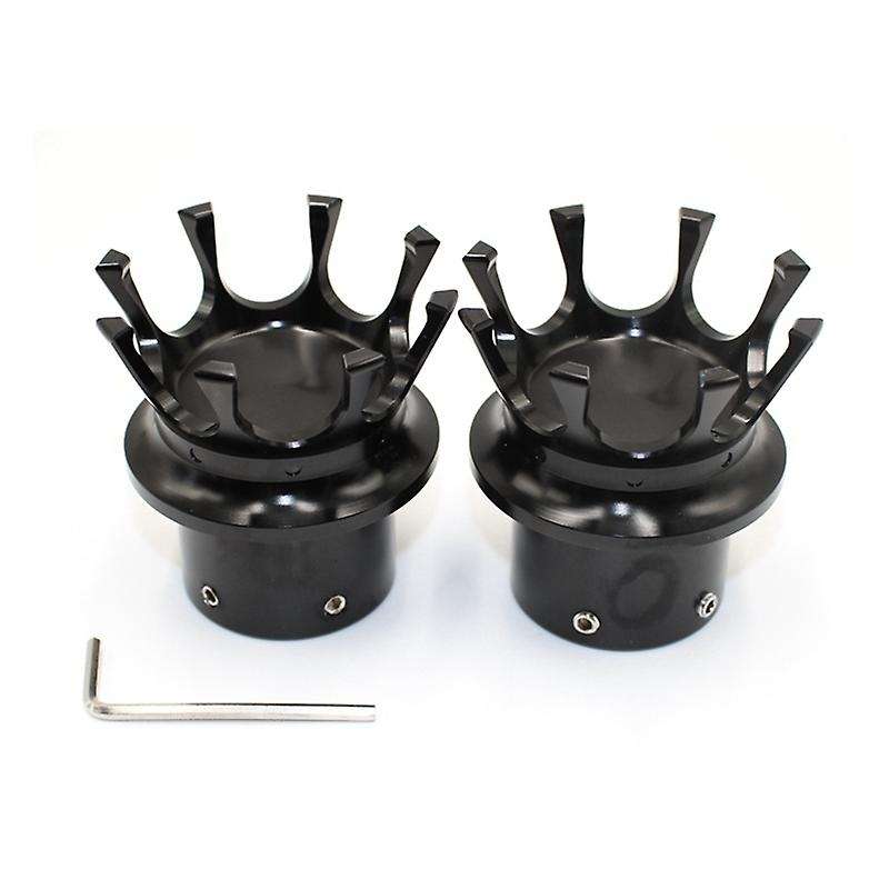 Motorcycle Front Axle Nut Covers Bolt Cap Aluminum for XL883 XL1200 Touring V Rod CVO