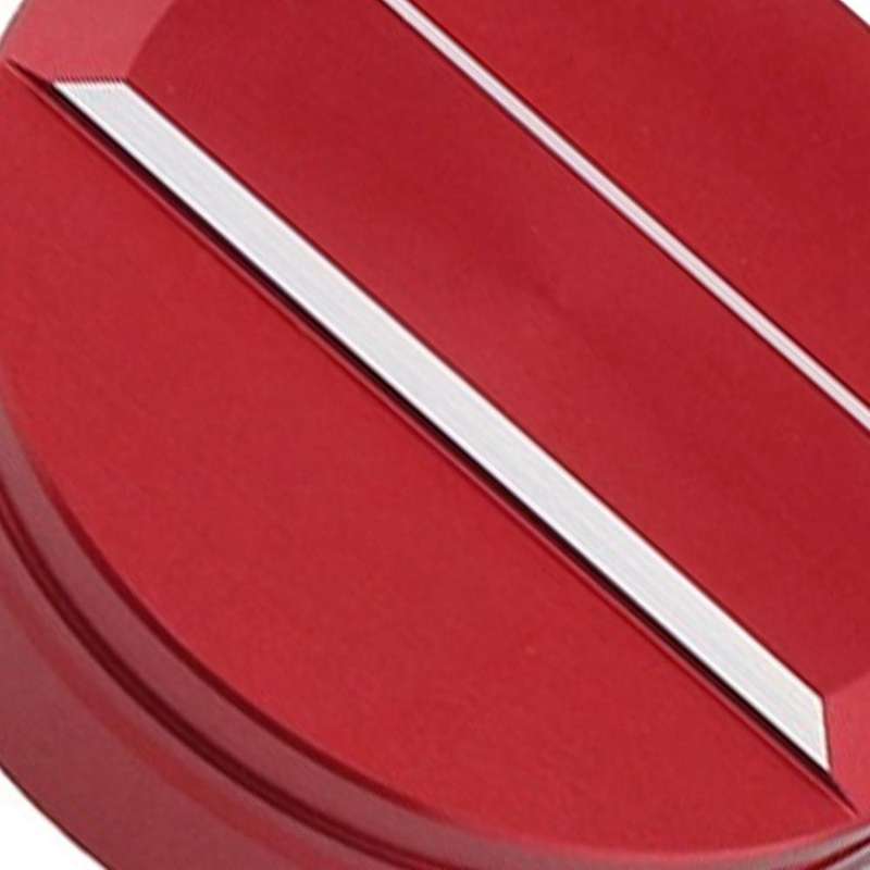 Motorcycle Front Clutch Cover Rear Brake Fluid Reservoir Cap for Panigale V2 V4 S/R 1260(Red)