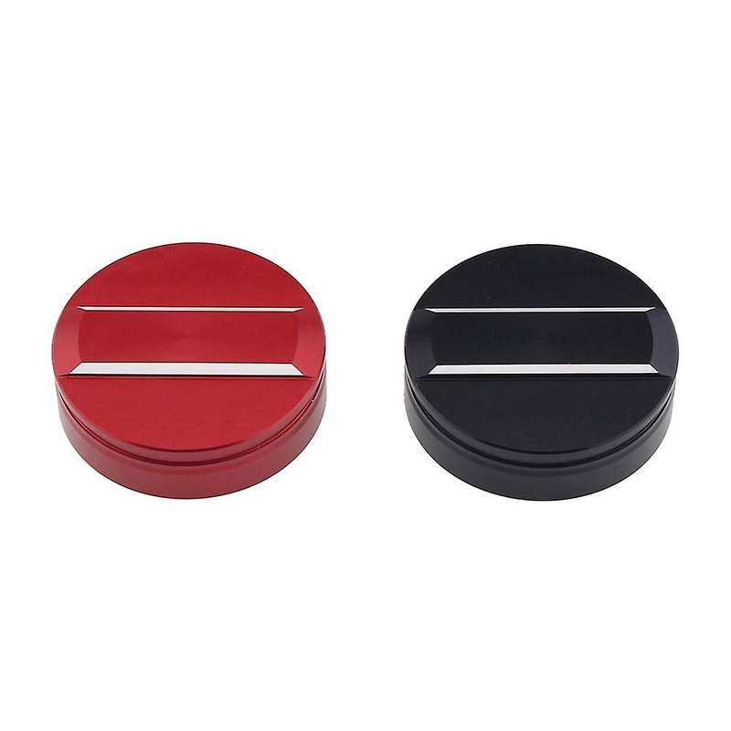 Motorcycle Front Clutch Cover Rear Brake Fluid Reservoir Cap for Panigale V2 V4 S/R 1260(Red)