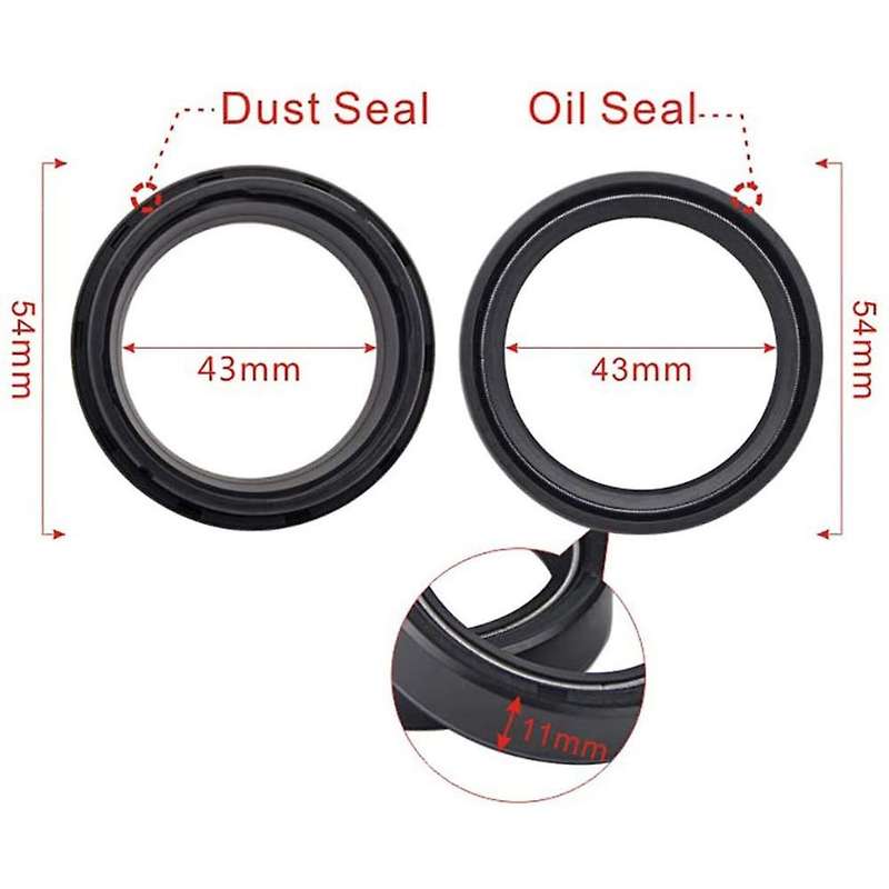 Motorcycle Front Compatiblek Oil Seal Rubber Shock Absorber Compatible F800ST 2004-2012 CBR600 CBR90