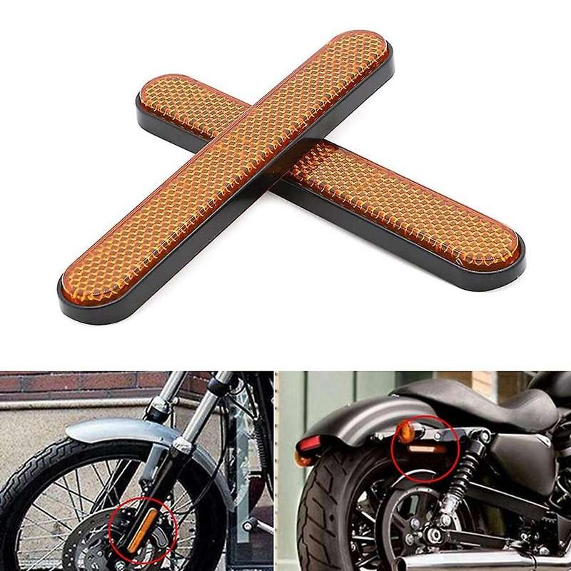 Motorcycle Front Compatiblek Reflector Sticker Lower Legs Slider Safety Warning Compatible Softail S