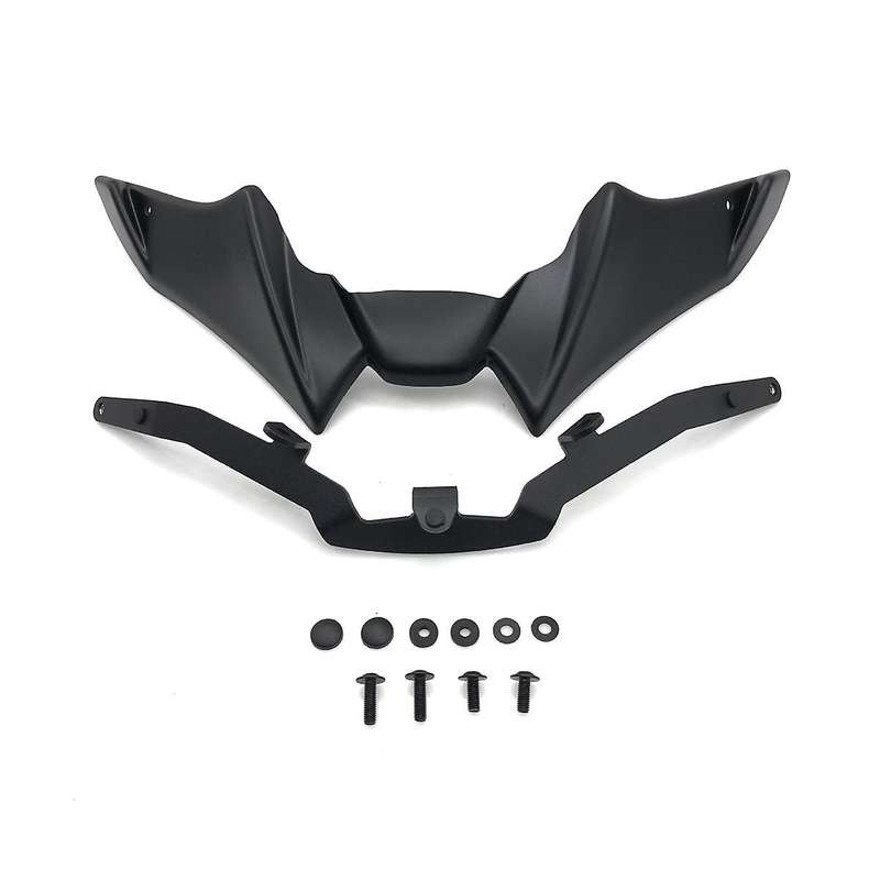 Motorcycle Front Fairing Aerodynamic Winglet Lower Cover Carbon Fiber Fixed Wind Wing for Mt-09 V3