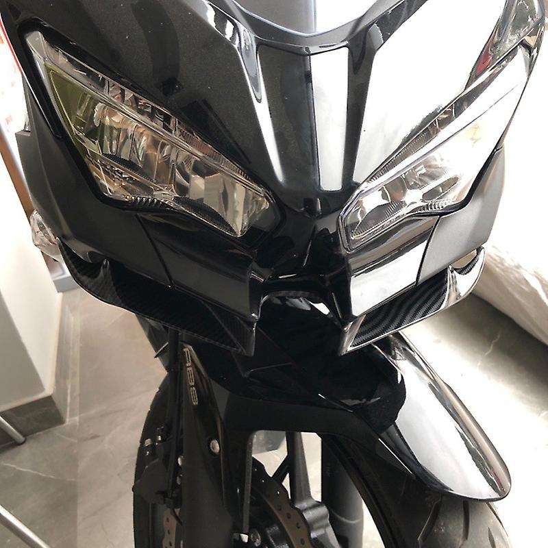 Motorcycle Front Fairing Aerodynamic Winglet for 250 400 2018-2020 Carbon Look