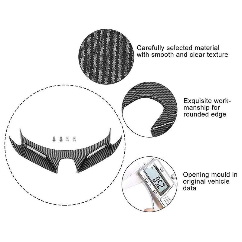 Motorcycle Front Fairing Aerodynamic Winglet for 250 400 2018-2020 Carbon Look