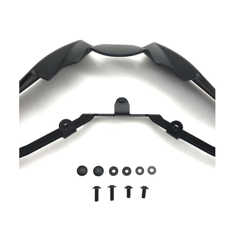 Motorcycle Front Fairing Aerodynamic Winglet Lower Cover Black Fixed Wind Wing for Mt-09 V3 2021 20