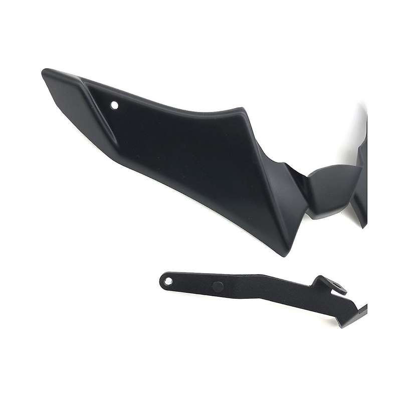 Motorcycle Front Fairing Aerodynamic Winglet Lower Cover Black Fixed Wind Wing for Mt-09 V3 2021 20