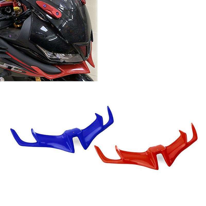 Motorcycle Front Fairing Aerodynamic Winglets for YZF R15 V3.0 V3 VVA 2017-2019 Blue