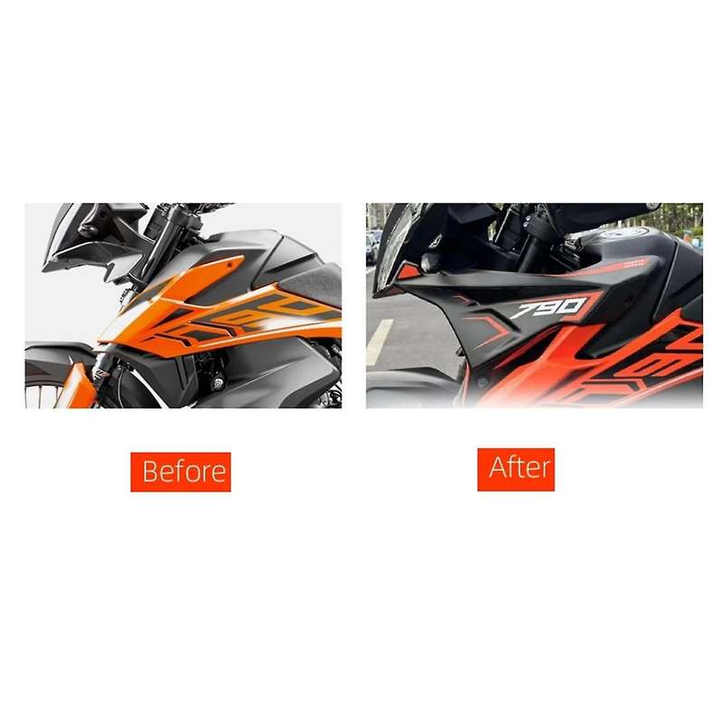 Motorcycle Front Fairing Side Panels Wind Deflector Windscreen Plate Cover for 790 890 ADV Adventur