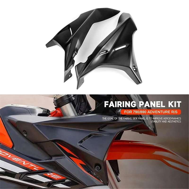 Motorcycle Front Fairing Side Panels Wind Deflector Windscreen Plate Cover for 790 890 ADV Adventur