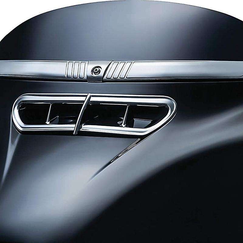 Motorcycle Front Fairing Vent Accent Trim Cover for Touring 2014-2018