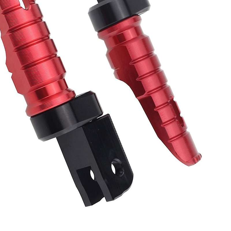 Motorcycle Front Foot Peg Footrests for Dragster 800/RR /ROSSO Superveloce/S RUSH 1000(Black)