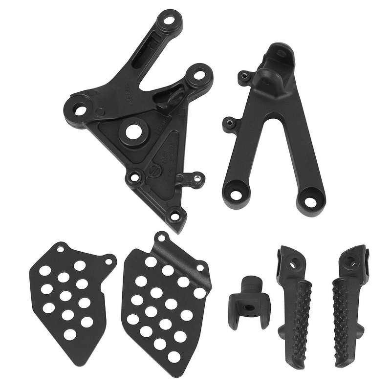 Motorcycle Front Footrest Foot Pegs for 600RR 600 RR 2003-2006 2004 2005-Black