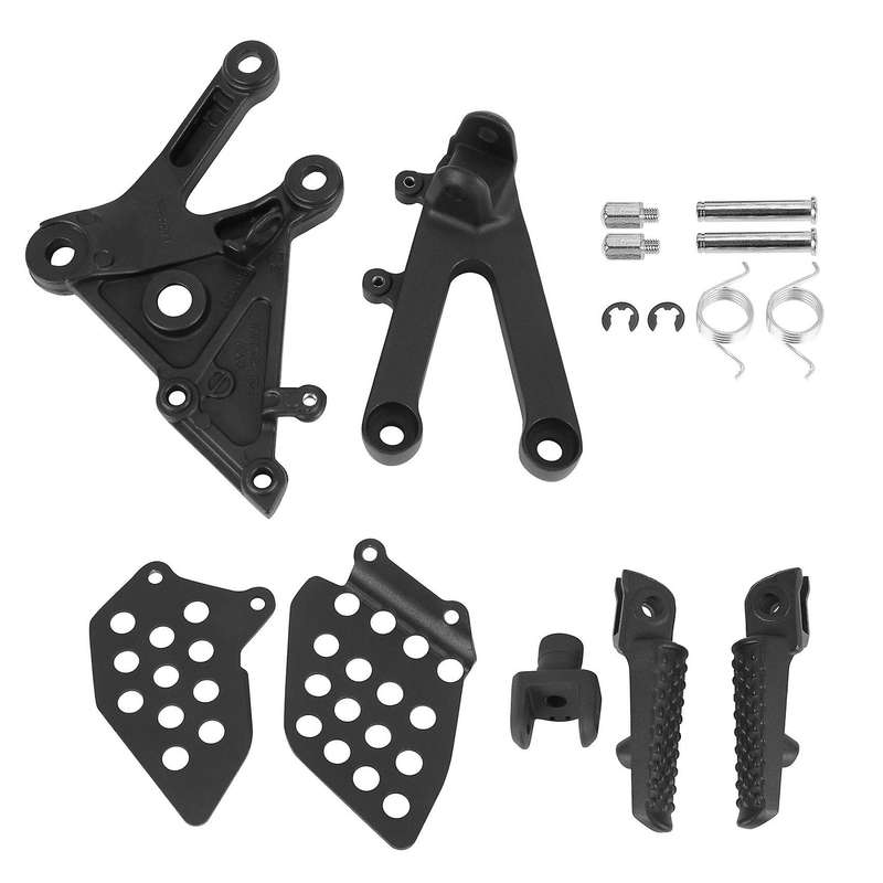 Motorcycle Front Footrest Foot Pegs for 600RR 600 RR 2003-2006 2004 2005-Black
