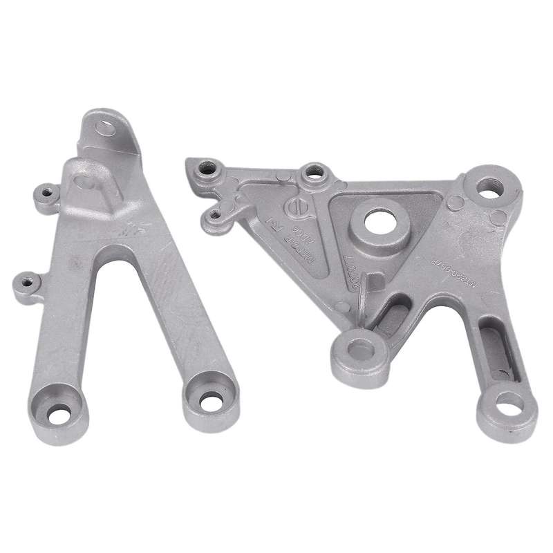 Motorcycle Front Footrest Foot Pegs for 600RR 600 RR 2003-2006 2004 2005-Silver