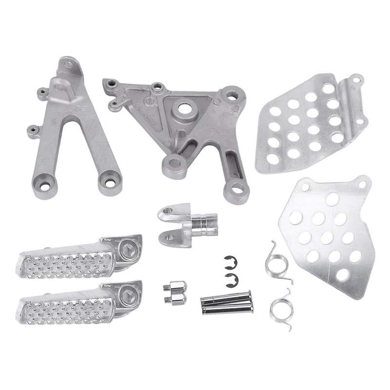 Motorcycle Front Footrest Foot Pegs for 600RR 600 RR 2003-2006 2004 2005-Silver
