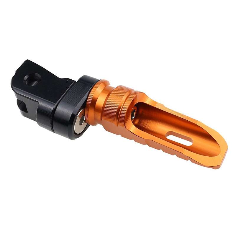 Motorcycle Front Footpegs for 200 250 300 690 790 790r 890 890r Front Foot Pegs(orange)