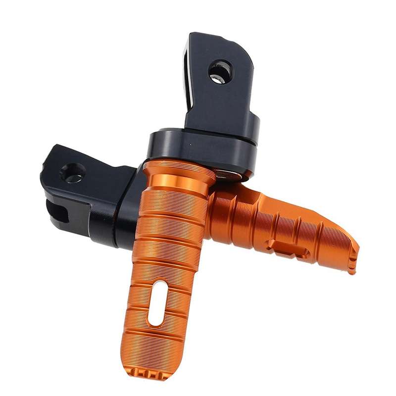 Motorcycle Front Footpegs for 200 250 300 690 790 790r 890 890r Front Foot Pegs(orange)
