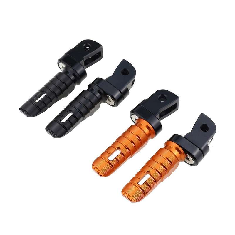 Motorcycle Front Footpegs for 200 250 300 690 790 790r 890 890r Front Foot Pegs(orange)