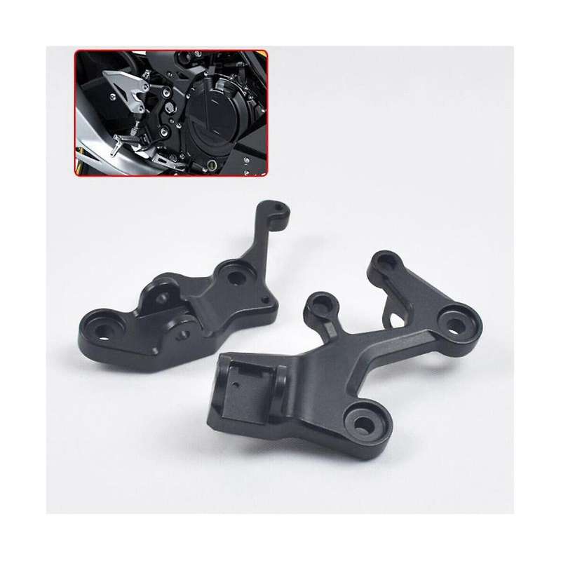 Motorcycle Front Footrests Foot Pegs Pedal Bracket for Ninja400 Z400 2018-2022