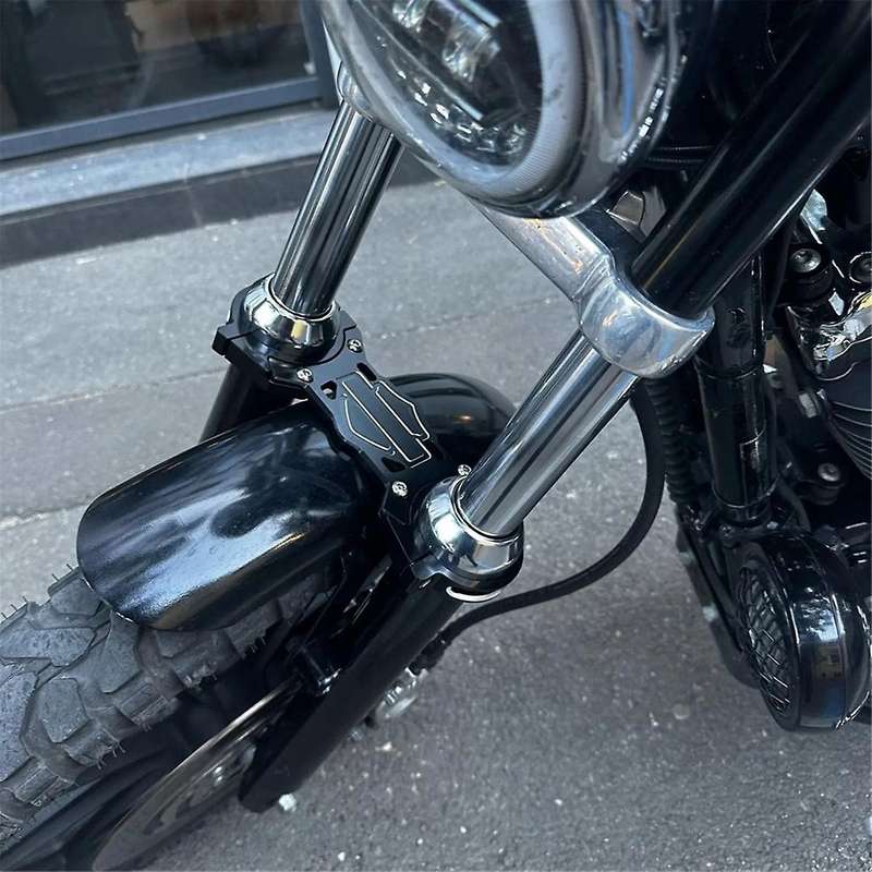 Motorcycle Front Fork Balance Shock Bracket Absorber Brace Suspension Steering Holder for Xl 883 12