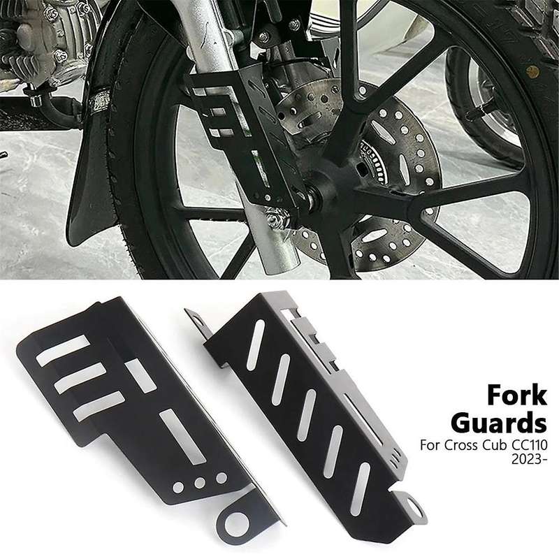 Motorcycle Front Fork Guards Kit Cover for 110 Cc110 Fork Protection 2023 2024